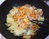 キムチ焼うどん作り方8写真