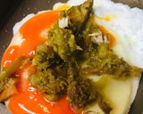 あまったカレーで●カレー玉子トースト作り方1写真