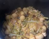 さといもと白菜の煮物作り方1写真