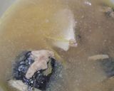 栄養満点◎さば缶とニラのみそ汁作り方2写真