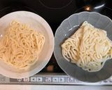 レンジで梅オクラツナうどん作り方1写真