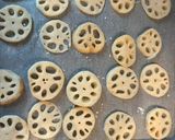 れんこんの豚ひき肉挟み焼き作り方3写真