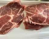 柔らか☆薄切り肉のポークチャップ作り方1写真
