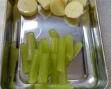 ふきとじゃがいものお味噌汁作り方1写真