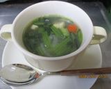 あったかゴロゴロお肉とほうれん草のスープ作り方5写真