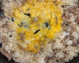 我が家の定番　豚とレタスのガーリック炒飯作り方5写真