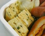 お弁当に♪めかぶ卵焼き作り方3写真