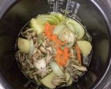 手羽元出汁のジェノベーゼ煮込みスープ！作り方3写真