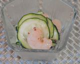 ズッキーニとえびのサラダ【腸活レシピ】作り方5写真