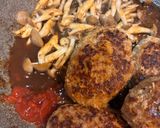 デミきのこハンバーグ作り方8写真