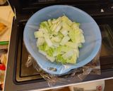 厚揚げと白菜の柚子胡椒わさびマヨ和え作り方1写真