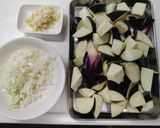 玉ねぎ麹の麻婆茄子豆腐作り方1写真