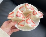 クリームチーズいちごサンド🍓作り方7写真
