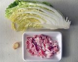 生姜がきく！白菜と豚肉のシンプル中華丼作り方1写真
