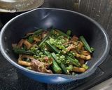 豚肉とオクラ、エリンギの甘辛炒め作り方5写真
