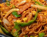 夏こそSpicyジャンバラヤスパゲッティ作り方3写真