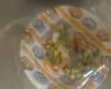 レンジ簡単中華風味噌󠄀カツ味炒飯弁当作り方3写真