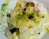 白菜とキノコのクリーム煮作り方4写真