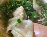 ワンタンスープ　ねぎニラ白菜作り方3写真