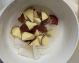 クリーミーピリ辛炒飯味豆腐入ナムル風炒煮作り方6写真