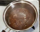 ラム酒香るチョコレートぜんざい作り方1写真