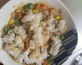 レンジクリームハヤシ味オムライス弁当作り方7写真