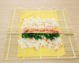 介護食　恵方巻き　そふまるちらし寿司使用作り方7写真