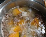 かぼちゃと挽肉の煮物作り方4写真