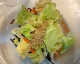 【朝食】キャベツのうまうまあえ作り方4写真