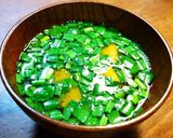 かぼちゃとセルバチコのお味噌汁作り方5写真