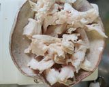 鶏むねキムチ丼作り方1写真
