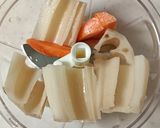 れんこんコリコリ肉だんご作り方1写真