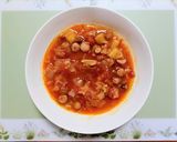 節約簡単昼食夕飯！薩摩芋のミネストローネパスタ作り方2写真