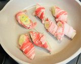 豚バラ肉長ネギ巻き作り方2写真