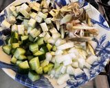 野菜沢山そうめんのつけ汁作り方1写真