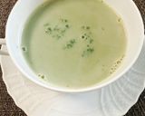 お抹茶のポタージュスープ😻作り方4写真