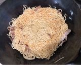 【居酒屋メニュー】豚ニラ上海焼きそば作り方2写真