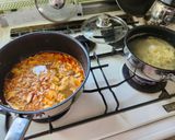 エリンギと豚ひき肉の秋味ラーメン作り方9写真