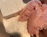 甘辛だれの鶏つくね豆腐ハンバーグ作り方2写真