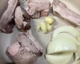 豚骨のトマト缶煮込み作り方4写真