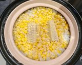 土鍋でとうもろこしご飯🌽作り方4写真