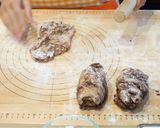 ＨBで生地作り♪チョコナッツフランスパン作り方14写真