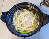 水菜と豆富の鯖缶鍋作り方4写真