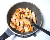 豚肉の甘辛焼き～野菜添え♪作り方4写真