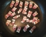 パンチェッタとデュクセルのフラン作り方1写真