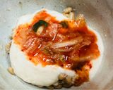 自家製味噌ヨーグルトと納豆キムチの和物作り方1写真