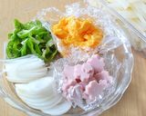 じゃがいもと魚肉ソーセージでナポリタン風作り方4写真