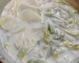 白菜のクリームスープ作り方7写真