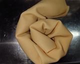 豆腐皮丸めてハンバーグ作り方3写真
