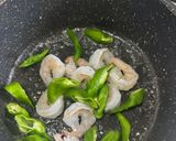 海老チリソース甘唐&湯葉作り方2写真